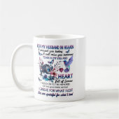 Mug For My Husband In Heaven I Missed You Today  (Gauche)