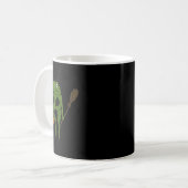 Mug For October, Funny Halloween, Funny Witch Frog (Devant gauche)