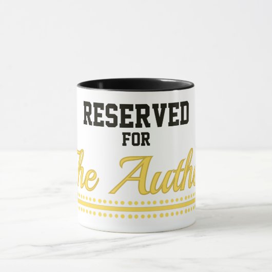 Mug For The Author  (Centre)