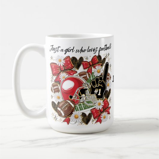 mug for women/girls football fans (Gauche)