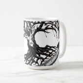Mug Force à travers la douleur – Citation motivationne (Devant droit)