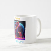 MUG "FORCE DE L'ÉQUIPE D'AMOUREUX ÉLÉPHANT" (Devant droit)