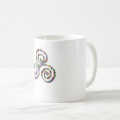 Mug Force de Triskelion celtique (Devant droit)