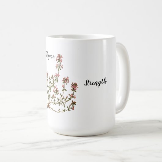 Mug Force du Courage de thym (Devant droit)
