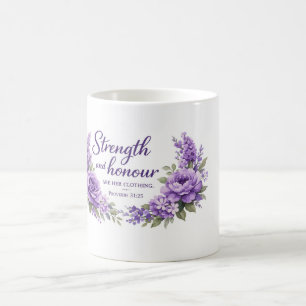 Mug Force et Honneur • Proverbes 31:25 KJV • Christi