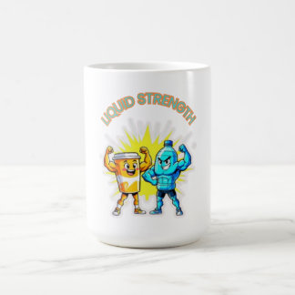 Mug Force Liquide – Design de Muscle de Jus et d'Eau D