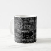 Mug FORCE - Motivation de l'entraînement des femmes (Devant gauche)