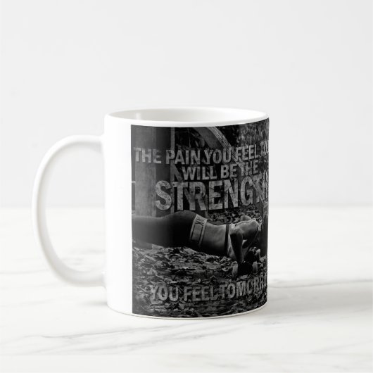 Mug FORCE - Motivation de l'entraînement des femmes (Gauche)