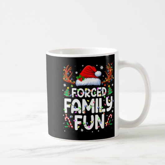 Mug Forced Family Fun Christmas Pajamas Funny Family X (Droite)