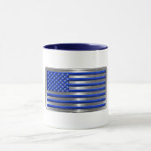 Mug Forces armées et police USA Flag Hommage (Centre)