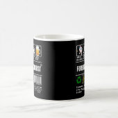 Mug Forensic Scientist Packaging & Handling Étiquette  (Centre)