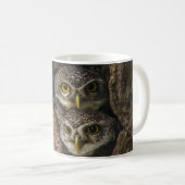 Mug Forest | Deux Owls Looking (Devant droit)