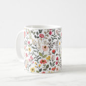 Mug Forest Thicket Mountain Fleurs sauvages Design flo (Devant gauche)