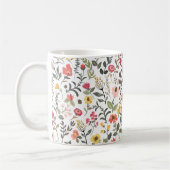 Mug Forest Thicket Mountain Fleurs sauvages Design flo (Gauche)