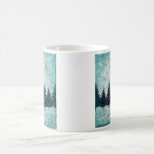 Mug Forêt à feuillage persistant rustique affligée de (Centre)