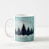 Mug Forêt à feuillage persistant rustique affligée de (Gauche)
