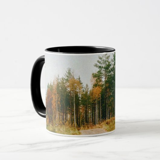 Mug Forêt automnale suédoise (Devant gauche)