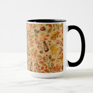 Mug Forêt automnale sur ocre