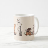 Mug Forêt avec animaux (Devant droit)