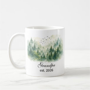 Mug Forêt Brumeuse Aquarelle Papy