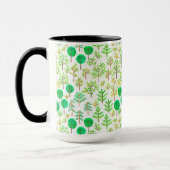 Mug Forêt d'aquarelle en style doodé (Gauche)