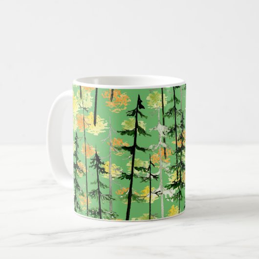 Mug Forêt d'automne : Beauté naturelle incomparable (Devant gauche)