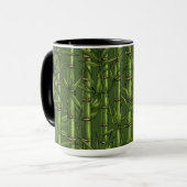 Mug Forêt de bambou en vert (Devant gauche)