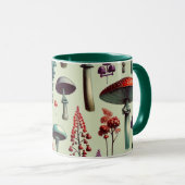 Mug Forêt de champignons (Devant droit)
