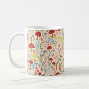 Mug Forêt de champignons beiges