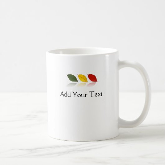 Mug Forêt de feuille de hêtre (Droite)