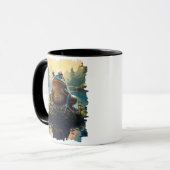 Mug Forêt de Grenouille sur Rocher (Devant gauche)