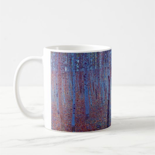 Mug Forêt de hêtres par Gustav Klimt, Art Nouveau Vint (Gauche)