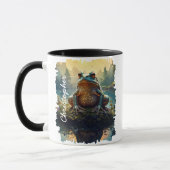 Mug Forêt de la grenouille sur rocher (Gauche)