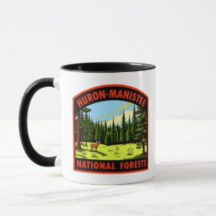 Mug Forêt de la nation Huron Manistee Michigan