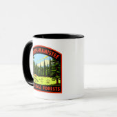 Mug Forêt de la nation Huron Manistee Michigan (Devant gauche)