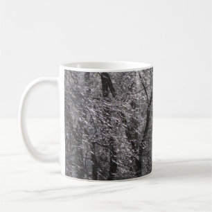 Mug Forêt de l'épaisse glacée dans la lumière du matin