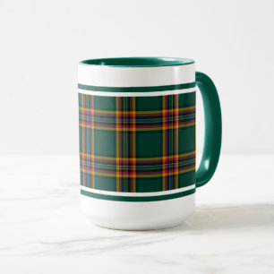 Mug Forêt de Moran Tartan Plantation irlandaise verte