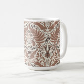 Mug Forêt de mousse de Mocha/Bois et plantes (Devant droit)
