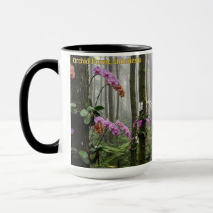 Mug Forêt de orchidées Indonésie Forêt de pins Nature