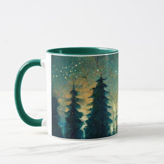 Mug Forêt de pins magique (Gauche)