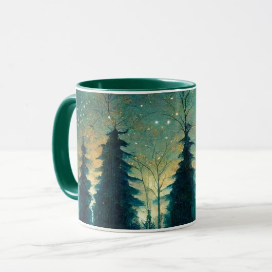 Mug Forêt de pins magique (Devant gauche)