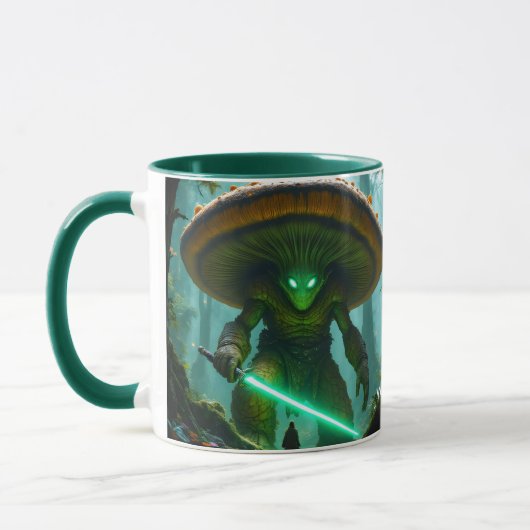 Mug Forêt de Sabre de champignons d'Imaginaire (Gauche)