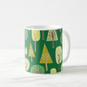 Mug Forêt d'été : Conception inspirée par la nature (Devant droit)