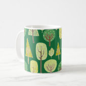 Mug Forêt d'été : Conception inspirée par la nature (Devant gauche)