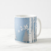 Mug Forêt d'hiver avec écureuils (Devant droit)