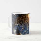 Mug Forêt d'hiver magique nostalgique (Devant gauche)