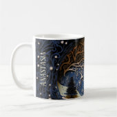 Mug Forêt d'hiver magique nostalgique (Gauche)