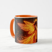 Mug Forêt élégante pixie mignonne feu princesse lumine (Devant gauche)