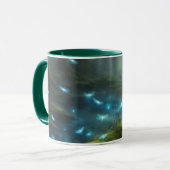 Mug Forêt enchantée couverte de mousse avec des libell (Devant gauche)