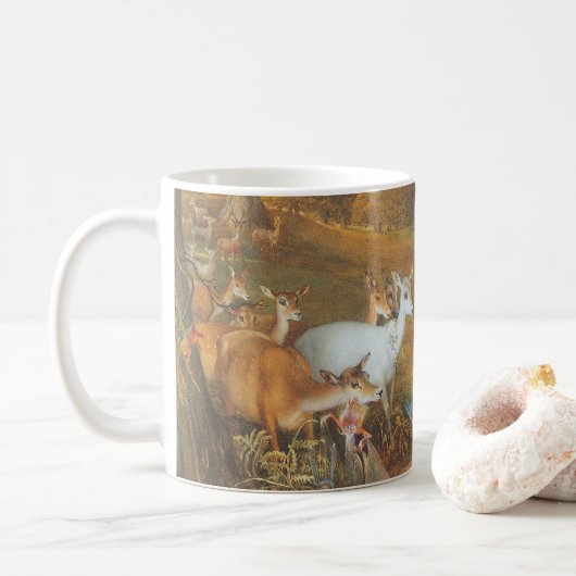 Mug Forêt enchantée par l'artiste John Anster Fitzgera (Avec donut)